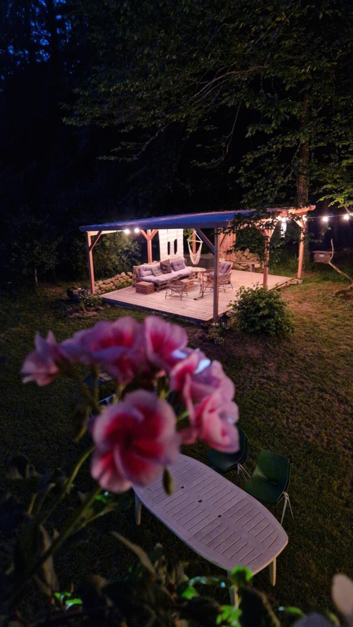 לינה וארוחת בוקר Lapleau Les Jardins De Nanine מראה חיצוני תמונה